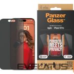 Aizmugurējais vāciņš PanzerGlass  Privacy Screen Protector iPhone 2023 6.1" Pro | Ultra-Wide Fit w. EasyAligner 