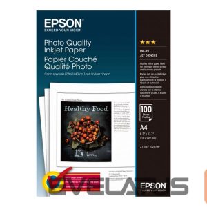 Biroja piederumi EPSON  Photo Quality Inkjet Paper - A4 - 100 sheets