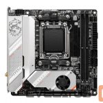 Pamatplate Intel procesorsiem MSI  MPG B650I EDGE WIFI Processor family AMD Processor socket AM5 DDR5 DIMM Memory slots 2 Supported hard disk drive interfaces 	SATA, M.2 Number of SATA connectors 4 Chipset AMD B650 Mini-ITX 