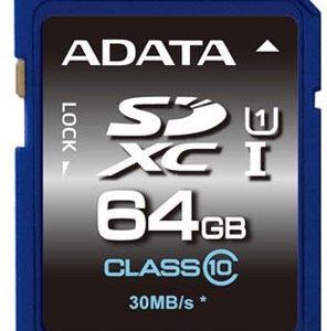 Atmiņas kartes ADATA  Premier 64 GB SDHC Flash memory class 10 No