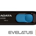 Atmiņas kartes ADATA  ADATA 64GB USB Stick UV128 USB3.0 Black