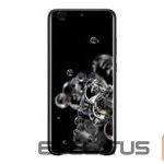 Aizmugurējais vāciņš Samsung  Galaxy S20 Ultra Leather Cover case Black