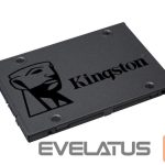 Cietais disks SSD Kingston  SSD||A400|960GB|SATA 3.0|TLC|Write speed 450 MBytes/sec|Read speed 500 MBytes/sec|2,5"|TBW 300 TB|MTBF 1000000 hours|SA400S37/960G 