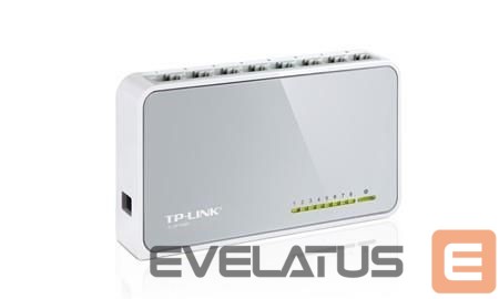 Nevadāms centrmezgls TP-Link NET SWITCH 8PORT 10/100M/TL-SF1008D
