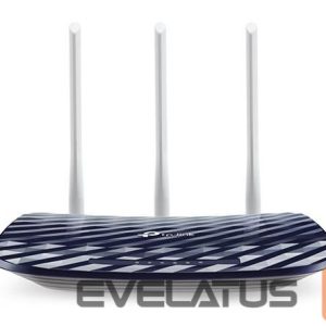Rūteris TP-Link  Wireless Router||Wireless Router|733 Mbps|IEEE 802.11a|IEEE 802.11b|IEEE 802.11g|IEEE 802.11n|IEEE 802.11ac|1 WAN|4x10/100M|Number of antennas 3|ARCHERC20V4 