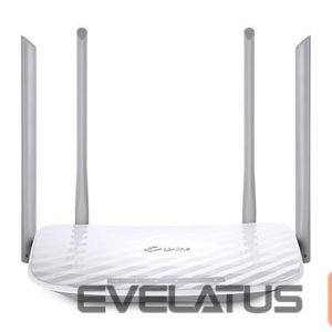 Rūteris TP-Link  Wireless Router||Wireless Router|1200 Mbps|IEEE 802.11a|IEEE 802.11b|IEEE 802.11g|IEEE 802.11n|IEEE 802.11ac|1 WAN|4x10/100M|LAN \ WAN ports 4|ARCHERC50V3 