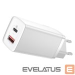 Adapteris Baseus  MOBILE CHARGER WALL 65W / WHITE CCGAN2L-B02