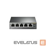 Nevadāms centrmezgls TP-Link  Switch||Desktop/pedestal|5x10Base-T / 100Base-TX|PoE ports 4|TL-SF1005P 