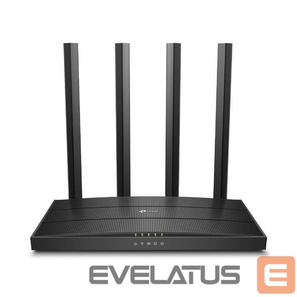 Rūteris TP-Link Wireless Router||Wireless Router|1200 Mbps|Wi-Fi 5|1 WAN|4x10/100/1000M|Number of antennas 4|ARCHERC6V4