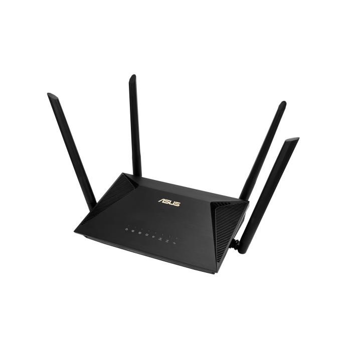 Rūteris Asus Wireless Router||Wireless Router|1800 Mbps|Wi-Fi 6|USB|1 WAN|3x10/100/1000M|Number of antennas 4|RT-AX53U