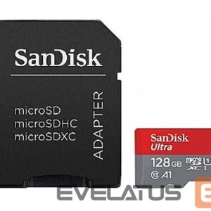 Atmiņas kartes SANDISK BY WESTERN DIGITAL  MEMORY MICRO SDXC 128GB UHS-I/SDSQUAB-128G-GN6IA SANDISK 