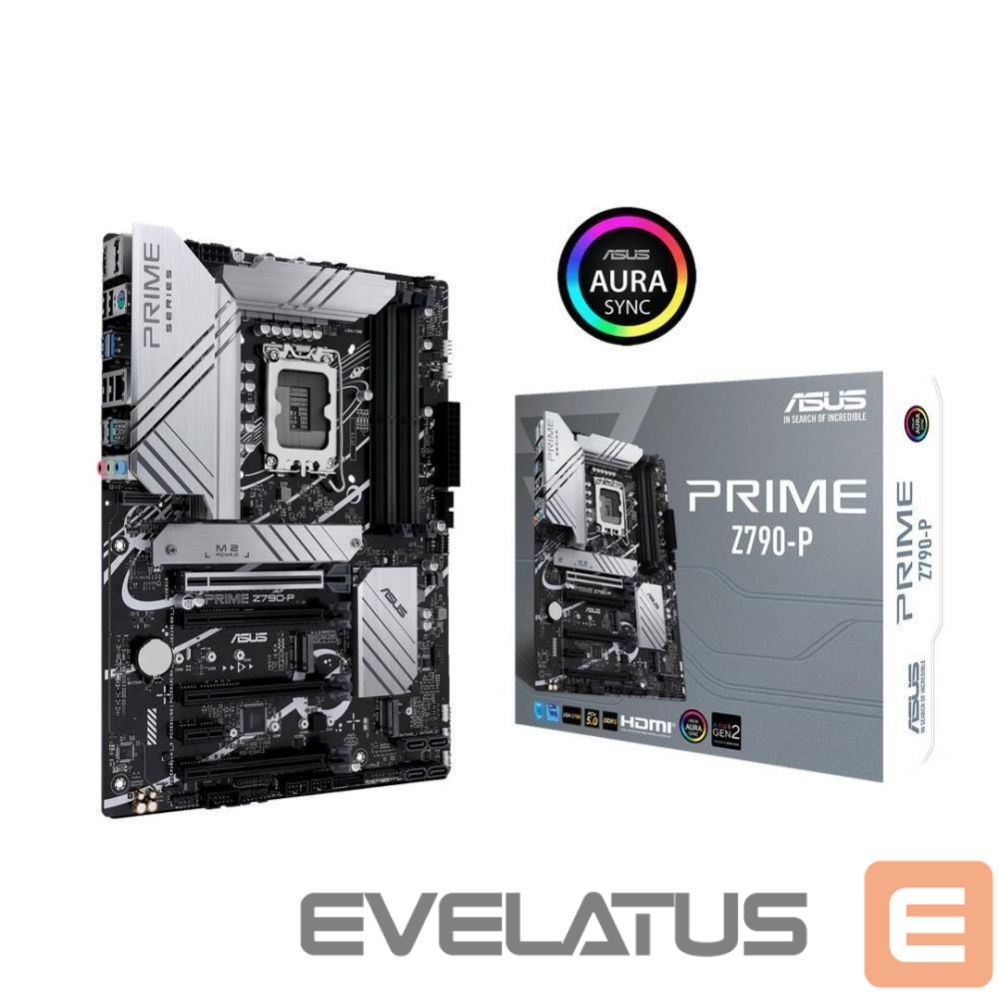 Pamatplate Intel procesorsiem Asus Mainboard||Intel Z790|LGA1700|ATX|Memory DDR5|Memory slots 4|1xPCI-Express 3.0 1x|3xPCI-Express 4.0 16x|1xPCI-Express 5.0 16x|3xM.2|1xHDMI|1xDisplayPort|4xUSB 2.0|3xUSB 3.2|1xUSB-C|1xPS/2|1xRJ45|3xAudio port|PRIMEZ790-P