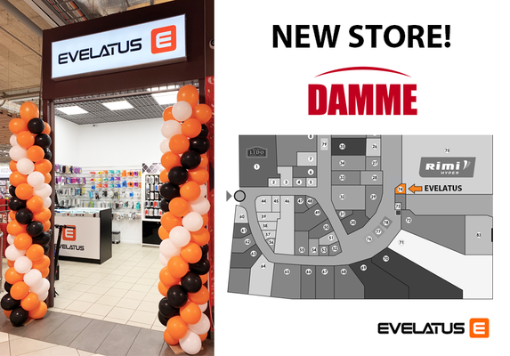 Jauns Evelatus veikals – T/C Damme!
