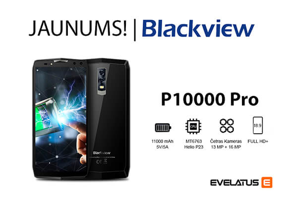 JAUNUMS – Blackview P10000 Pro!