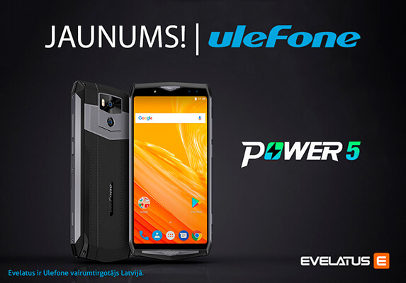 ​JAUNUMS! Ulefone Power 5!