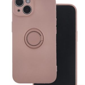 Aizmugurējais vāciņš iLike Apple Finger Grip case for iPhone 16 6,1 Pink