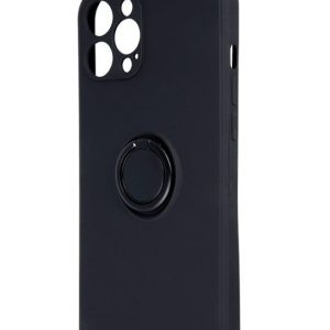 Aizmugurējais vāciņš iLike Apple Finger Grip case for iPhone 16 Pro 6,3 Black