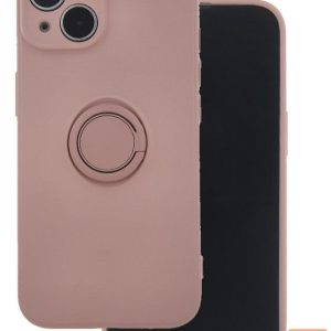 Aizmugurējais vāciņš iLike Apple Finger Grip case for iPhone 16 Pro 6,3 Pink