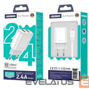 Kabelis Jellico  B1 Durable-Soft Universal USB-C to USB-C Data & Fast PD 20W Charger Cable 1m White
