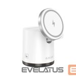 Bezvadu lādētājs Jellico  W22 4in1 Wireless charger Magsafe 15W iPhone + 3W Apple Watch + Airpods + Lamp White