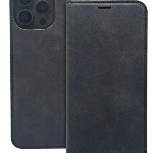 Atveramie maciņi iLike Samsung Galaxy A15 4G / A15 5G Smart Suede case Black