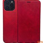 Atveramie maciņi iLike Samsung Galaxy A35 5G Smart Suede case Red