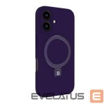 Aizmugurējais vāciņš Evelatus Apple iPhone 16 Premium Magsafe with Stand Soft Touch Silicone Case Purple