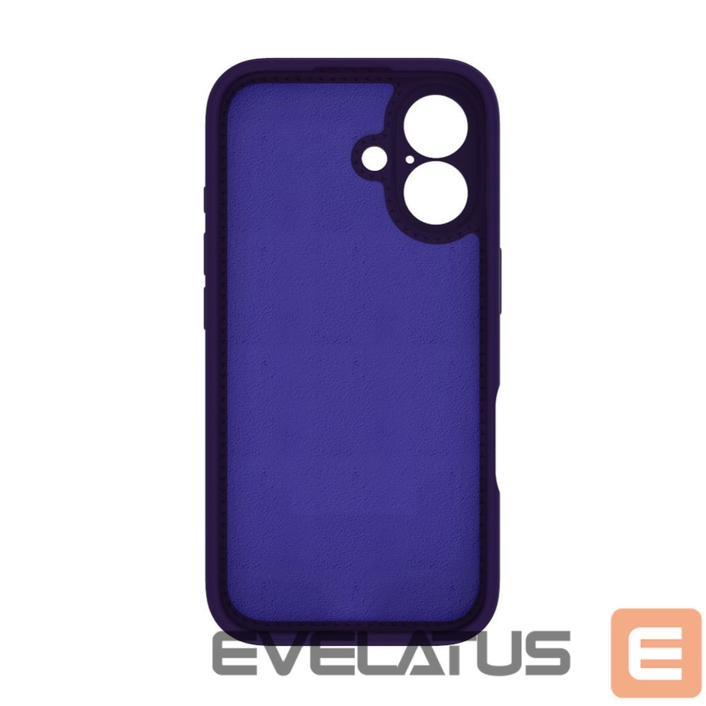 Aizmugurējais vāciņš Evelatus Apple iPhone 16 Premium Magsafe with Stand Soft Touch Silicone Case Purple