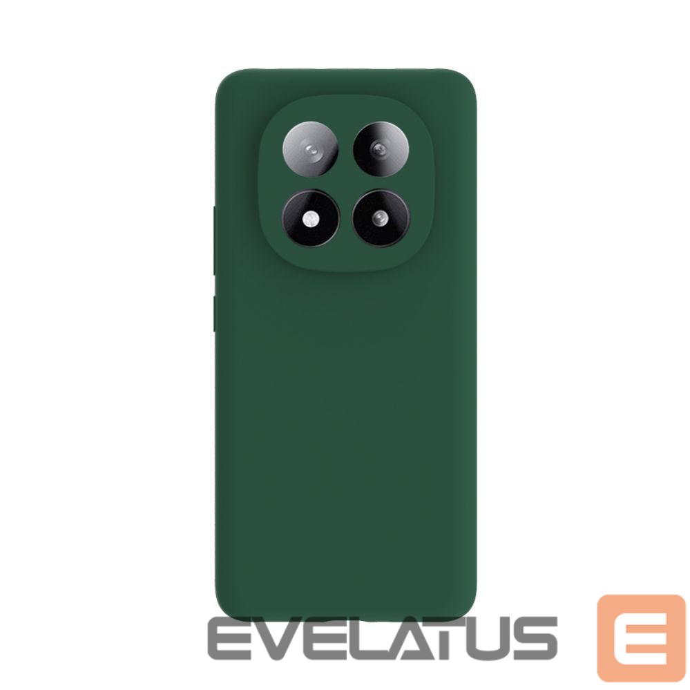 Aizmugurējais vāciņš Evelatus Xiaomi Redmi Note 14 Pro Plus Premium Magnetic Soft Touch Silicone Case Green