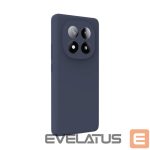 Aizmugurējais vāciņš Evelatus Xiaomi Redmi Note 14 Pro Plus Premium Magnetic Soft Touch Silicone Case Dark Blue