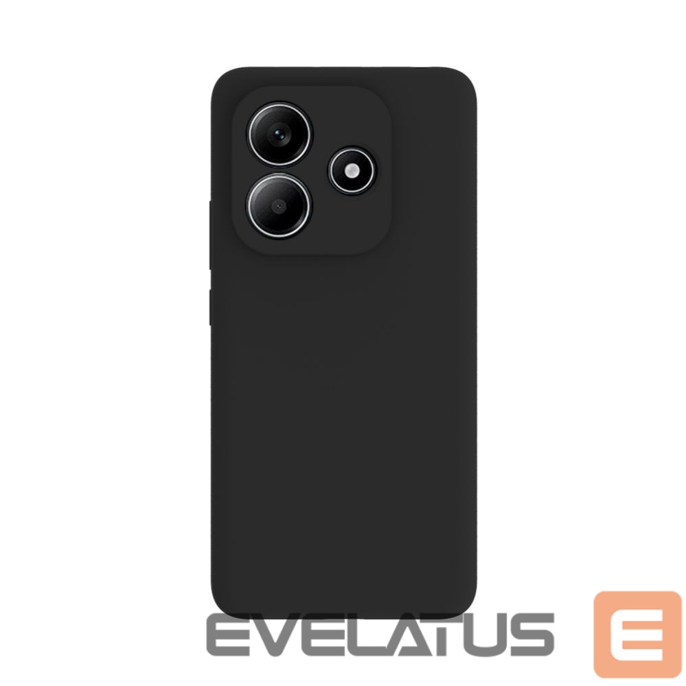 Aizmugurējais vāciņš Evelatus Xiaomi Redmi Note 14 Premium Magnetic Soft Touch Silicone Case Black