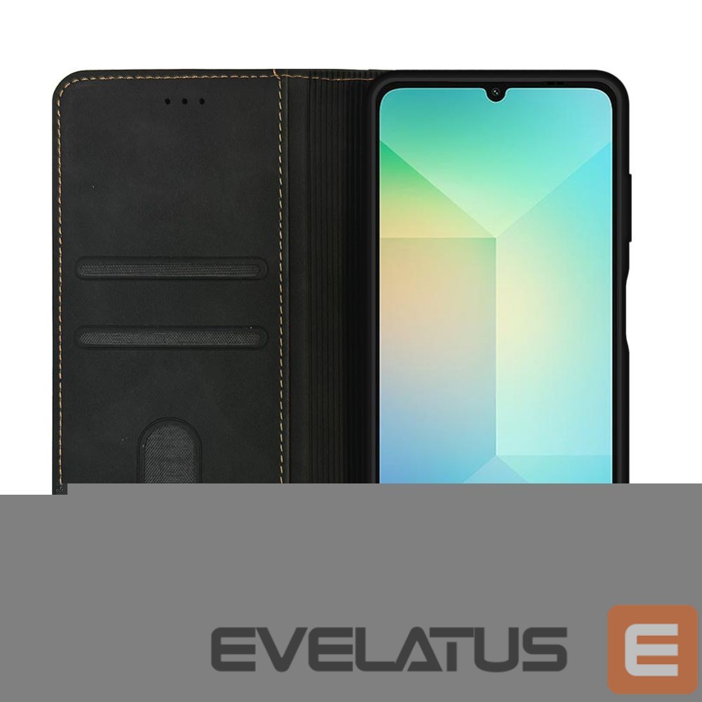 Atveramie maciņi Evelatus Samsung Galaxy A06 Book Case Black