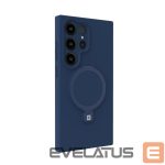 Aizmugurējais vāciņš Evelatus Samsung Galaxy S25 Ultra Premium Magnetic with Stand Soft Touch Silicone Case Midnight Blue