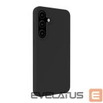 Aizmugurējais vāciņš Evelatus Samsung Galaxy S25 Plus Premium Magnetic Soft Touch Silicone Case Black