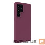 Aizmugurējais vāciņš Evelatus Samsung Galaxy S25 Ultra Premium MagSafe Soft Touch Silicone Case Maroon