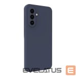 Aizmugurējais vāciņš Evelatus Samsung Galaxy A36 Premium Magnetic Soft Touch Silicone Case Dark Blue