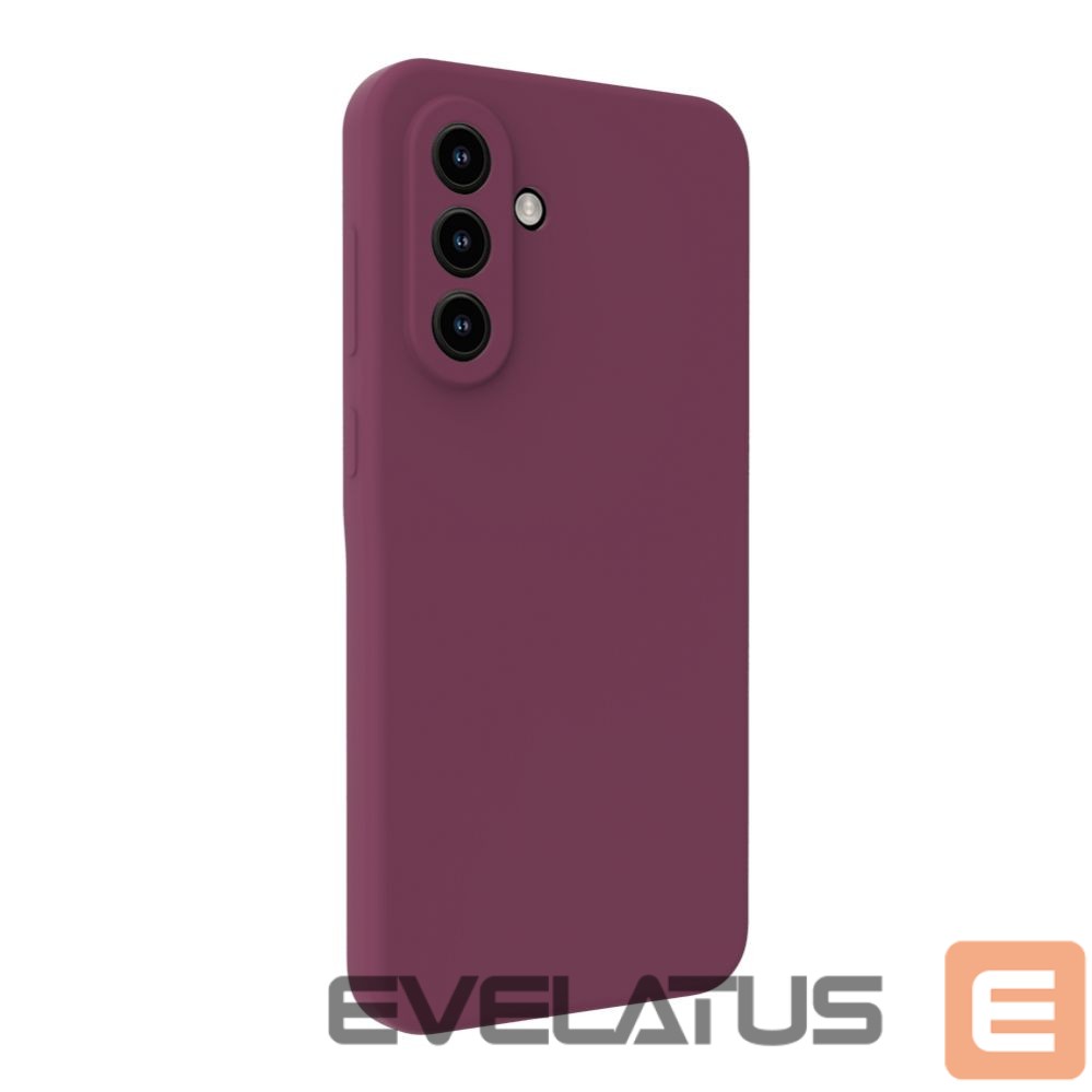 Aizmugurējais vāciņš Evelatus Samsung Galaxy A36 Premium Magnetic Soft Touch Silicone Case Maroon