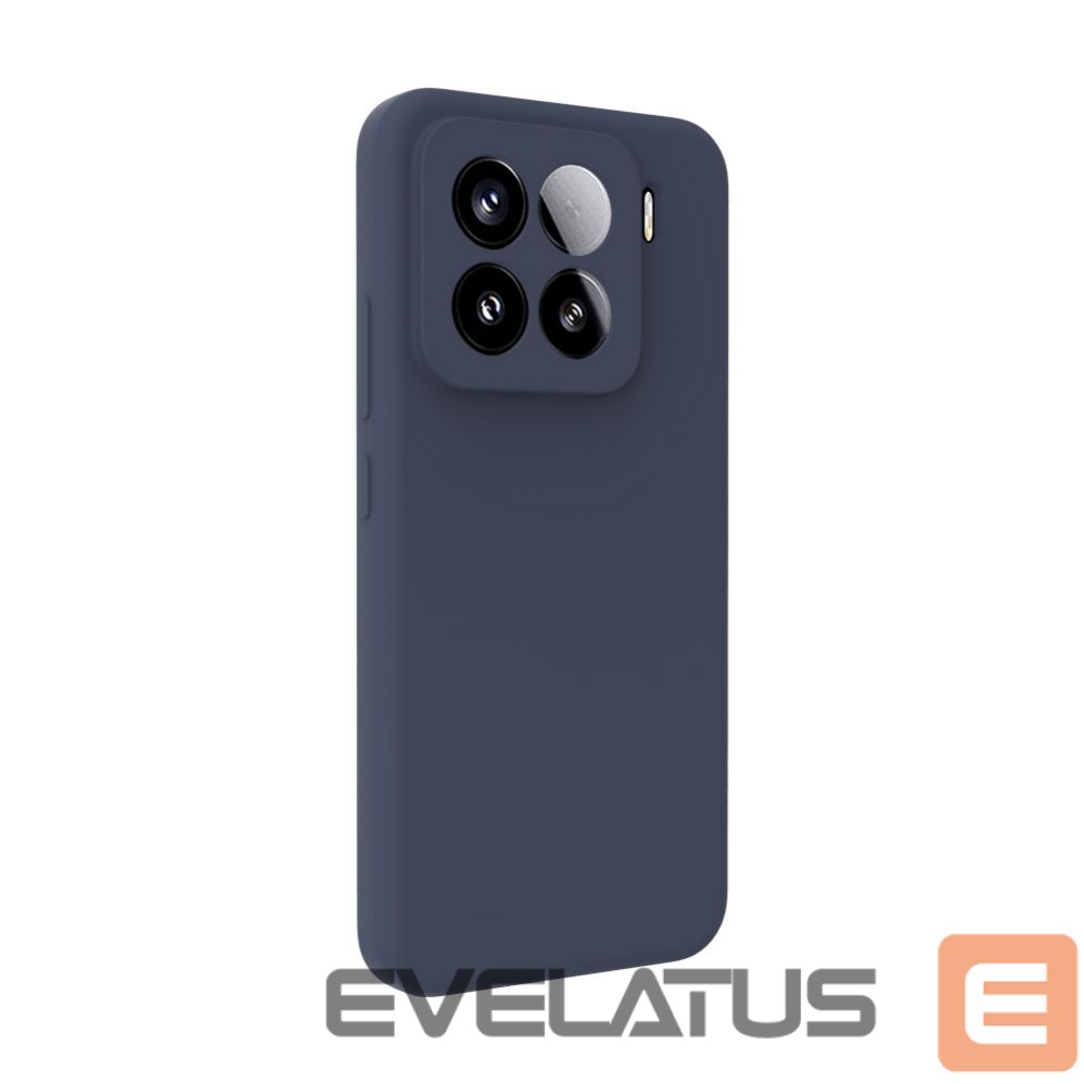 Aizmugurējais vāciņš Evelatus Xiaomi 15 Premium Magnetic Soft Touch Silicone Case Dark Blue