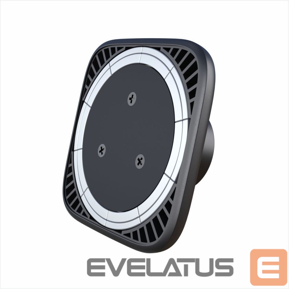 Auto turētājs Evelatus 360 Swivel adhesive mount with MagSafe C2+K8 Black