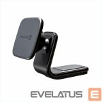 Auto turētājs Evelatus  Adhesive flexable bendable mount with MagSafe 360 C2+K3 Black