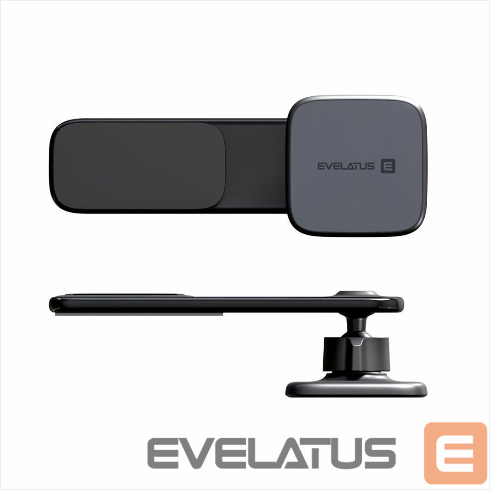 Auto turētājs Evelatus Adhesive flexable bendable mount with MagSafe 360 C2+K3 Black