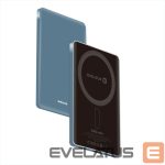 Ārējais akumulators Evelatus  Evelatus PD20W 5000mAh Power Bank MagLink Elite With Wireless charging EVEP02PBMEB Blue