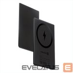 Ārējais akumulators Evelatus  Evelatus 3000mAh Power Bank Super Slim With Wireless charging EVEP03PBSSB Black
