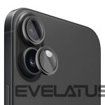 Aizsargstikls Evelatus Apple iPhone 16 / 16 Plus Camera Lens Protector Armor Black