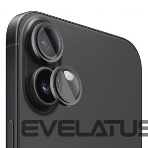 Aizsargstikls Evelatus Apple iPhone 16 / 16 Plus Camera Lens Protector Armor Black