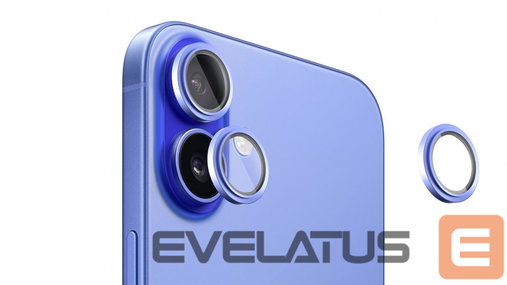 Aizsargstikls Evelatus Apple iPhone 16 / 16 Plus Camera Lens Protector Armor Ultramarine