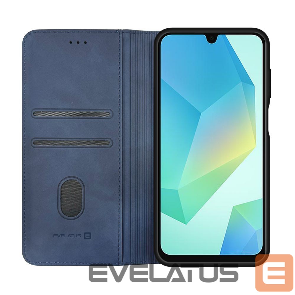 Atveramie maciņi Evelatus Samsung Galaxy A56 Book Case Dark Blue