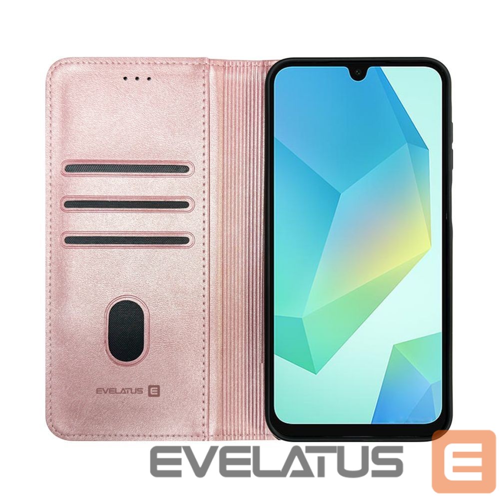 Atveramie maciņi Evelatus Samsung Galaxy A56 Book Case Folio Slim Pink Sand