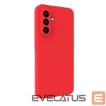 Aizmugurējais vāciņš Evelatus Samsung Galaxy A56 Premium Magnetic Soft Touch Silicone Case Red