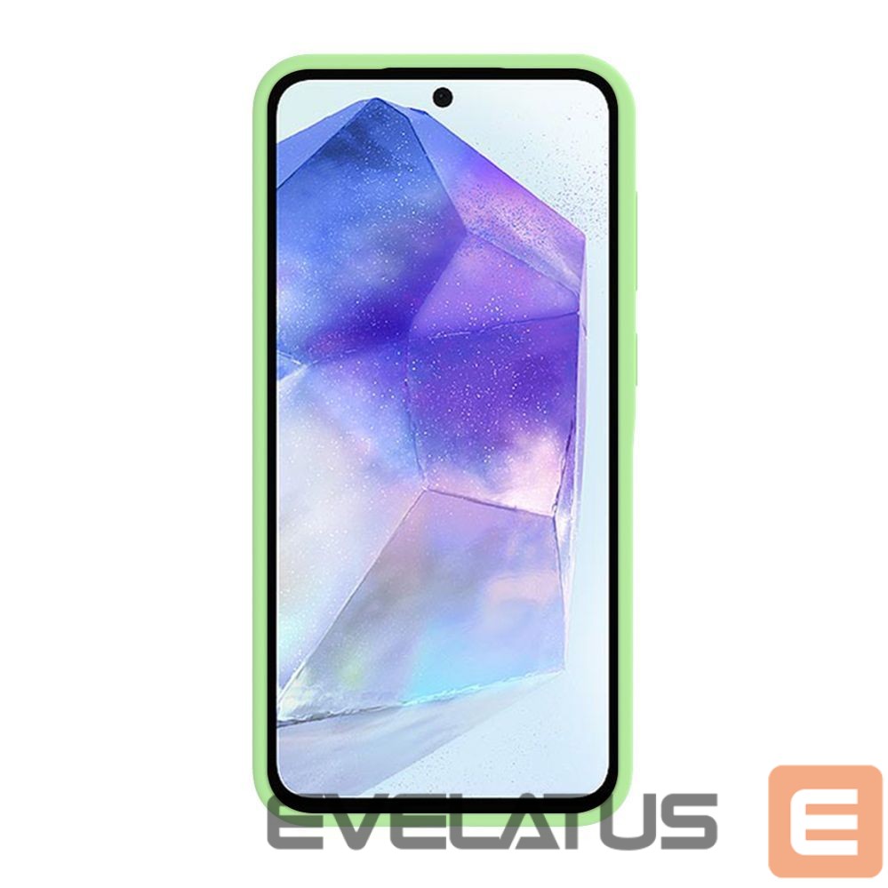 Aizmugurējais vāciņš Evelatus Samsung Galaxy A56 Premium Magnetic Soft Touch Silicone Case Mint